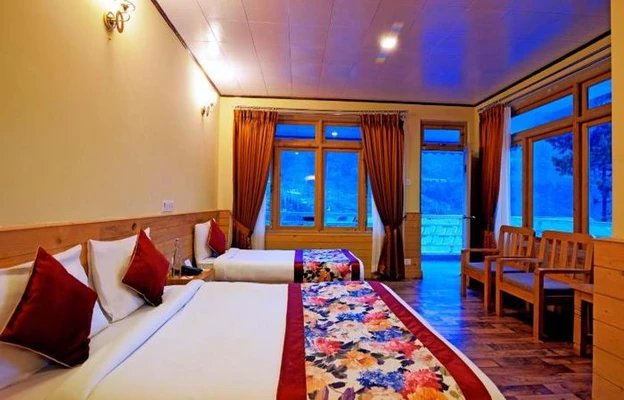 resort in le coxy resort, lachung with swimming pool - summit alpine resort, lachung