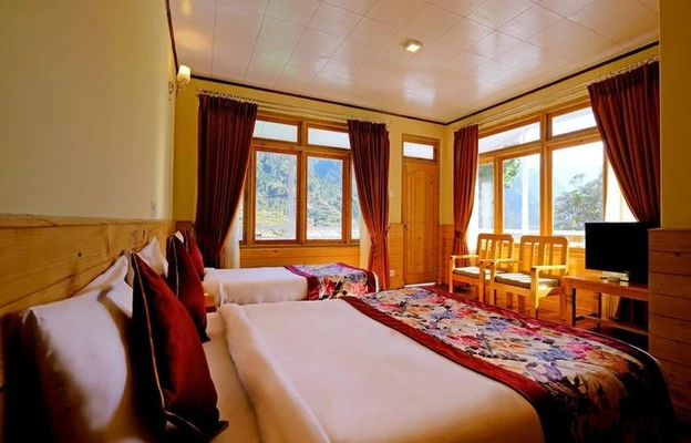 best resort in le coxy resort, lachung for couples - summit alpine resort, lachung