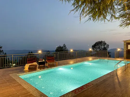hotel with party hall in palkot, lansdowne - ecko kasang regency hill resort