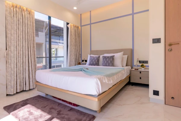 hotel with swimming pool in valvan, lonavala - alaya stays 3bhk rosalia villa with pool