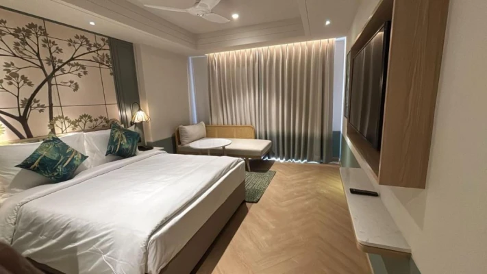 hotel with swimming pool in khandala, lonavala - amoravida by 7 apple resorts khandala