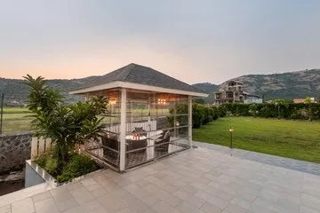 hotel with gym in khandala, lonavala - elivaas nimishka 5 bhk villa with pvt pool & garden