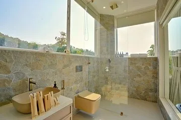 hotel with meeting room in khandala, lonavala - elivaas prive meraki villa 6 bhk glass villa with private pool