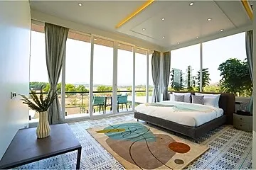 jacuzzi hotel in khandala, lonavala - elivaas prive meraki villa 6 bhk glass villa with private pool