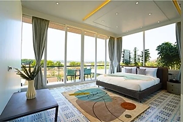 khandala, lonavala hotel booking - elivaas prive meraki villa 6 bhk glass villa with private pool