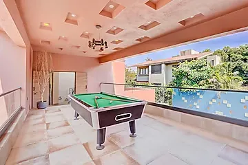 hotel with swimming pool in khandala, lonavala - elivaas villa 39 serene 6 bhk retreat with pvt pool, gaming zone & balcony