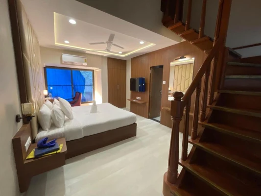 hotel with gym in satara road, mahabaleshwar - the byke shanti villa mahabaleshwar