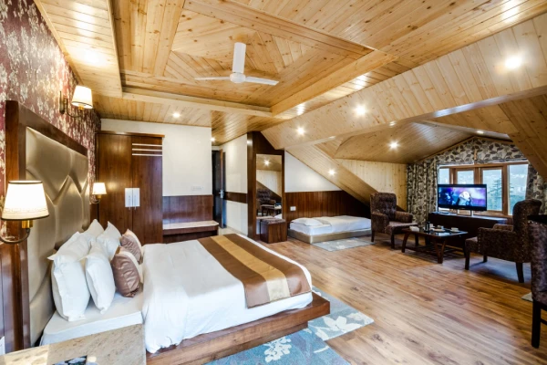 hotel in naggar road, manali for family - dls la serene valley