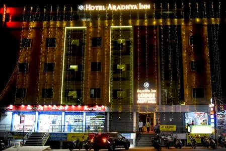 hotel with swimming pool in deralakatte, mangalore - aradhya inn deralakatte