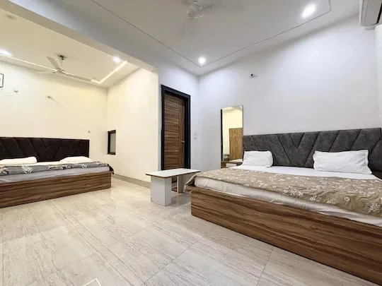 family hotel with pool in masani, mathura - vrinda devi heritage vrindavan