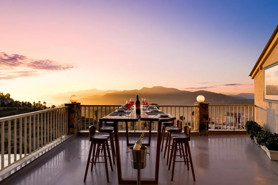 hotel with swimming pool in sunder khal, mukteshwar - lemon tree hotel mukteshwar