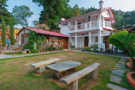 homestay in south gola range, mukteshwar for couples - stone heritage mukteshwar