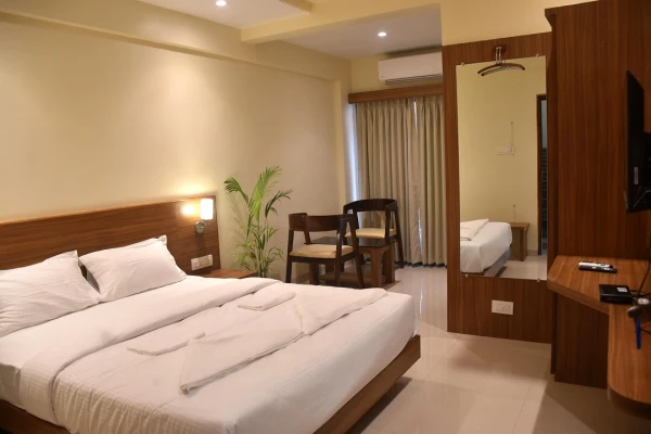 hotel with meeting room in nandgoan, murud - the byke skylark seafront resort dapoli