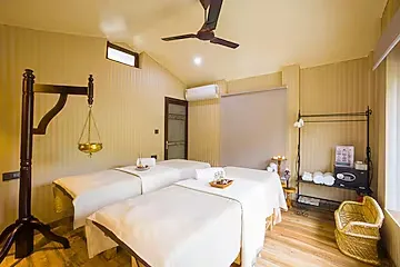 hotel near mussoorie airport - elivaas zephyr stoneva cottage near kempty falls