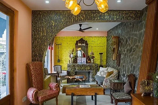 hotel with free parking in bhediyana, mussoorie - elivaas zephyr