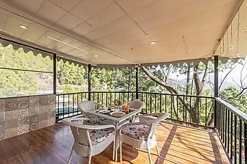 hotel in bhowali, nainital for couples - alaya stays farsauli 3 bhk cottage with gazebo