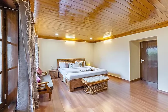 budget hotel in sukha, nainital - alaya stays harmony 2bhk with balcony & garden nainital