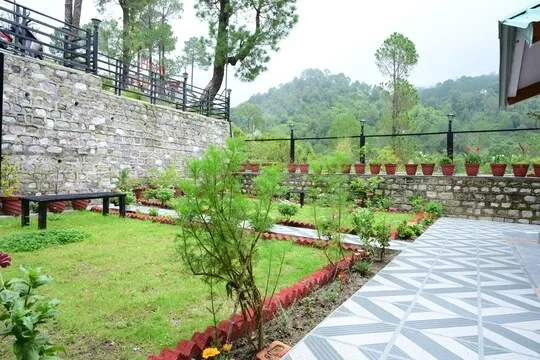 homestay in mahargaon, nainital with swimming pool - iktara inn - ghorakhal