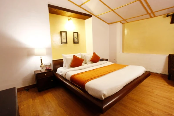 hotel with swimming pool in mallital, nainital - the palace belvedere