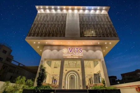 hotel with party hall in panchvati, nashik - vits select nashik