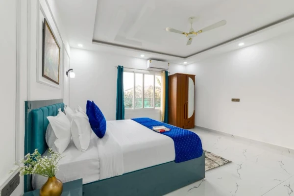 jacuzzi hotel in sector 150, noida - alaya stays 3-bhk rathore farm with pvt pool & lush garden