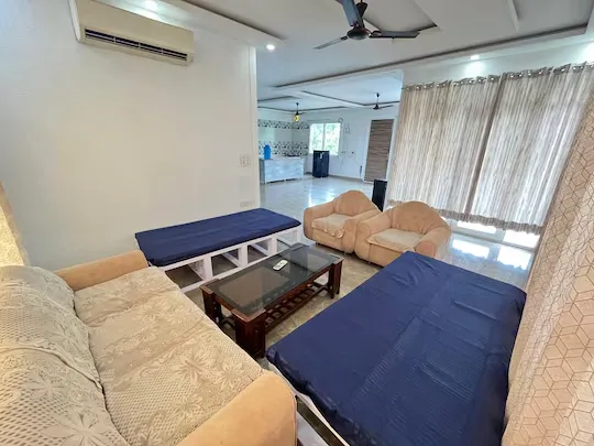 budget hotel in sector 150, noida - gobravo 16 3bhk farm with pool and garden