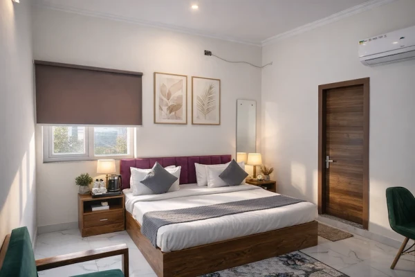 hotel with bar in sector 82, noida - hotel stayzzy bloom