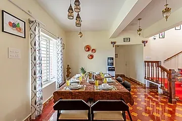 hotel with gym in ooty lake, ooty - elivaas mihirka's nirvana 4 bhk villa with private pool