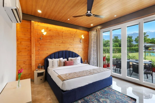 gopalpur, palampur hotel booking - elivaas esh birch 4 bhk villa palampur