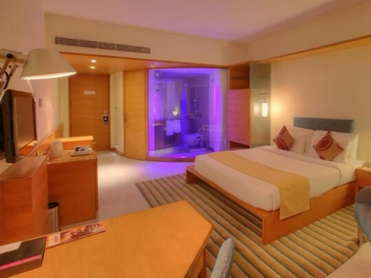 hotel with swimming pool in viman nagar phoenix mall, pune - hotel parc estique