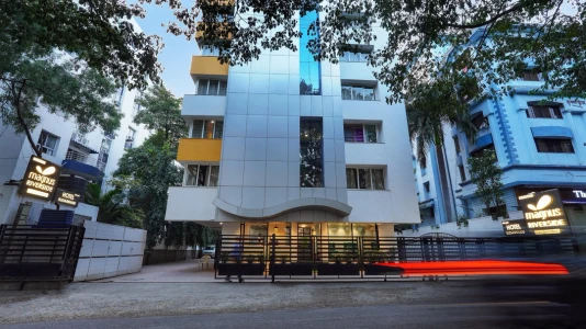 hotel with swimming pool in kalyani nagar, pune - magnus riverside - a boutique hotel
