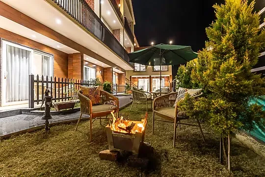 pure veg resort in ganga bhopur talla, rishikesh - alaya stays vana sutra rishikesh