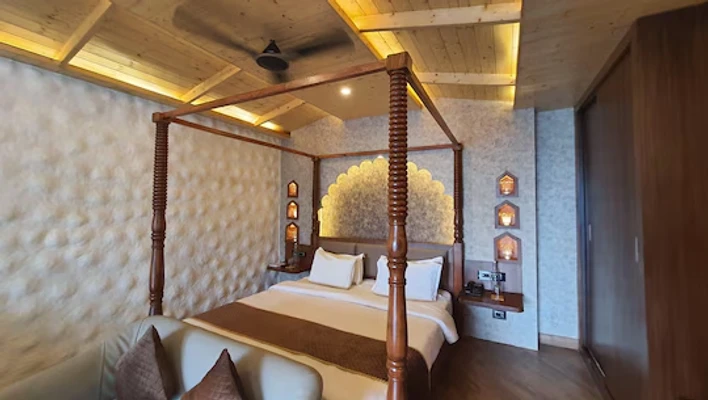 hotel with banquet hall in amari talli, rishikesh - aureva shaantam resort