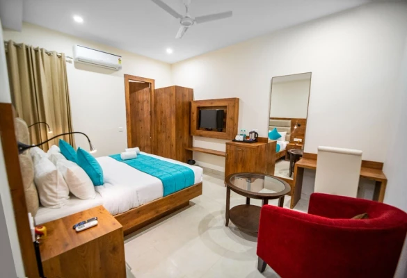 hotel with meeting room in tapovan, rishikesh - dls the classio