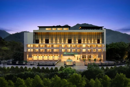 hotel in tapovan, rishikesh for couples - lemon tree hotel rishikesh