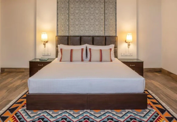 hotel with free parking in tapovan, rishikesh - lemon tree premier rishikesh