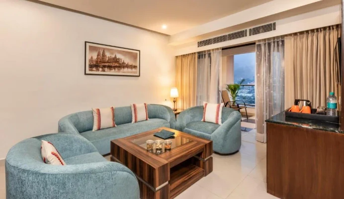 hotel with gym in tapovan, rishikesh - lemon tree premier rishikesh