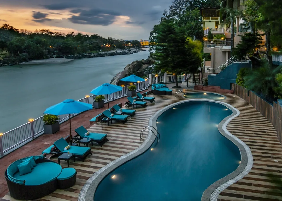 family hotel with pool in tapovan, rishikesh - lemon tree premier rishikesh