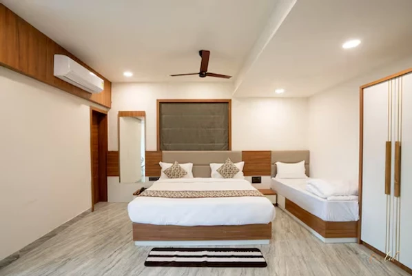 hotel with swimming pool in hiranvel, sasan gir - daksh eden greenz resort sasan gir