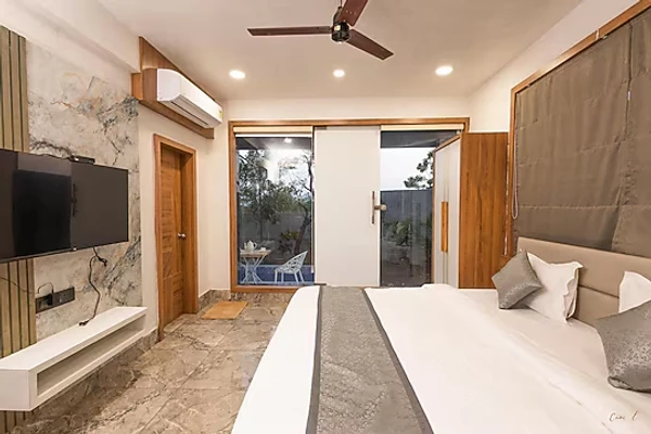 hotel with meeting room in hiranvel, sasan gir - daksh eden greenz resort sasan gir