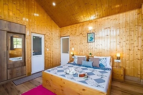 hotel in bagh, shimla for couples - alaya stays hill top farmstead heritage 3 bhk  villa with balcony & gazebo