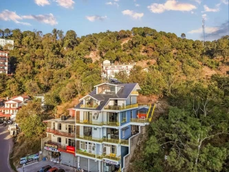 hotel in dharampur, solan for couples - alaya stays hill shades 6 bhk villa with scenic hill views