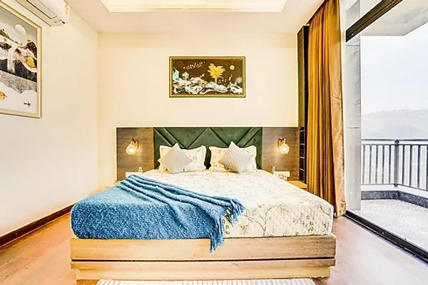hotel with swimming pool in dharampur, solan - alaya stays serene woods kasauli