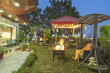 hotel near solan airport - elivaas aaram bagh 4 bhk escape amid pine forest & valley view