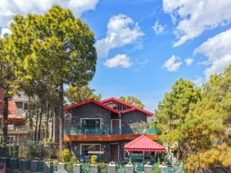 budget hotel in dharampur, solan - elivaas aaram bagh 4 bhk escape amid pine forest & valley view