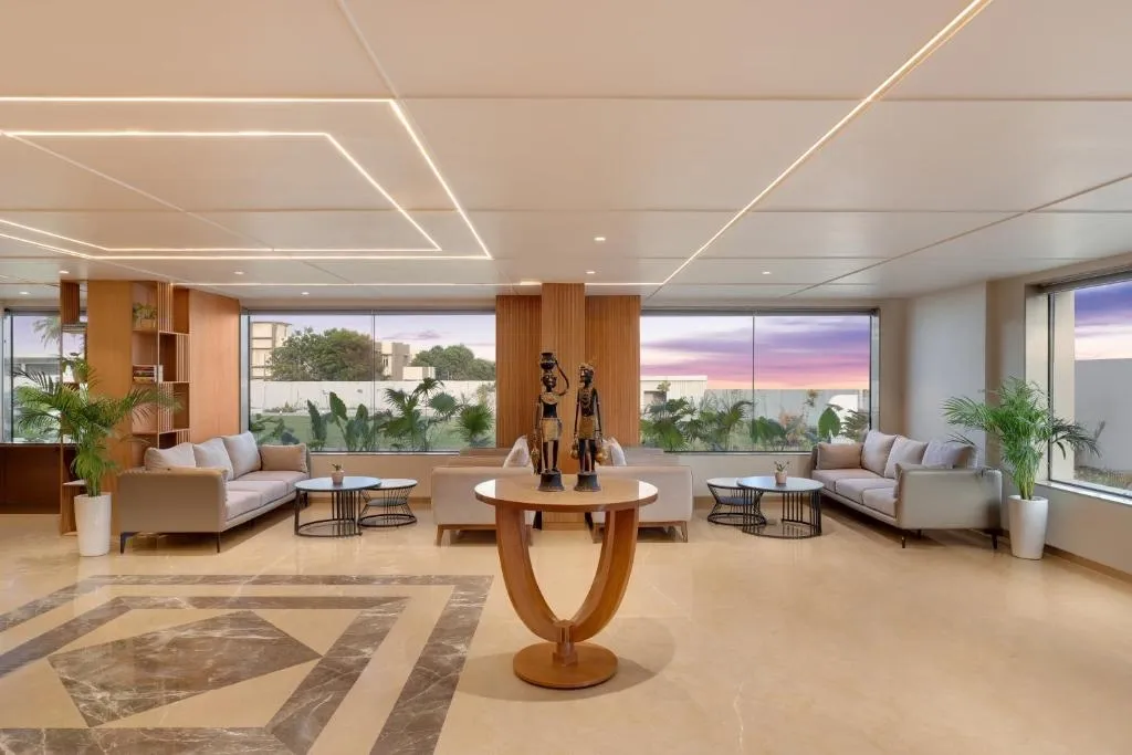 hotel with free parking in bypass road, somnath - lemon tree resort somnath