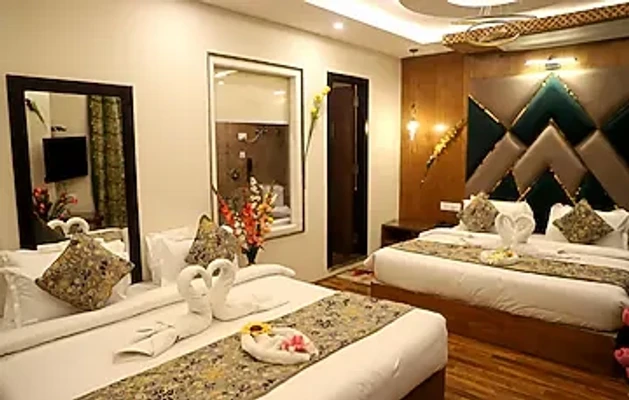 hotel with party hall in hyderpora, srinagar - the hoften al shaykh resorts srinagar