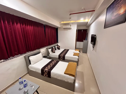 budget hotels in hotel nirali rooms - nexus hospitality surat