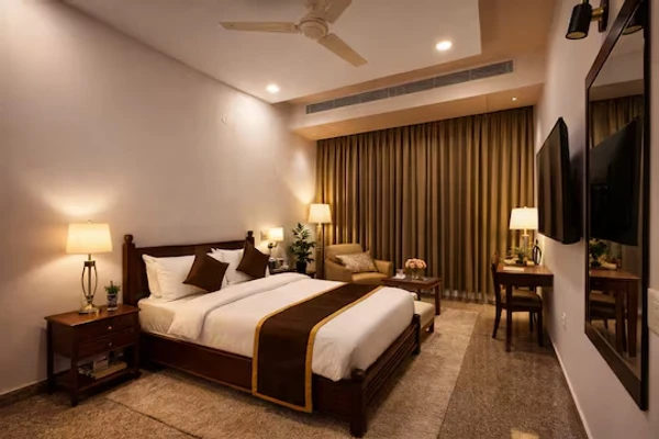 hotel with free parking in fateh sagar road, udaipur - daksh the fateh retreat-udaipur
