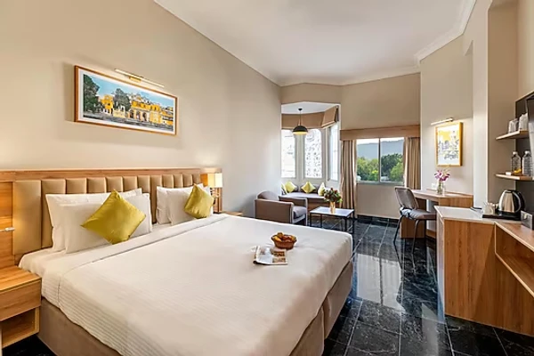 hotel near udaipur airport - ecko premier vibrant